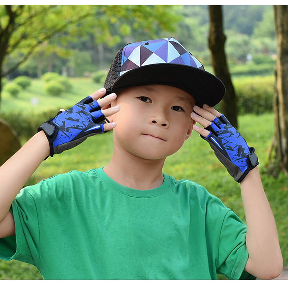 قفازات سباق بتصميم نصف إصبع، خ - مراجعة Fishing Gloves وسعره