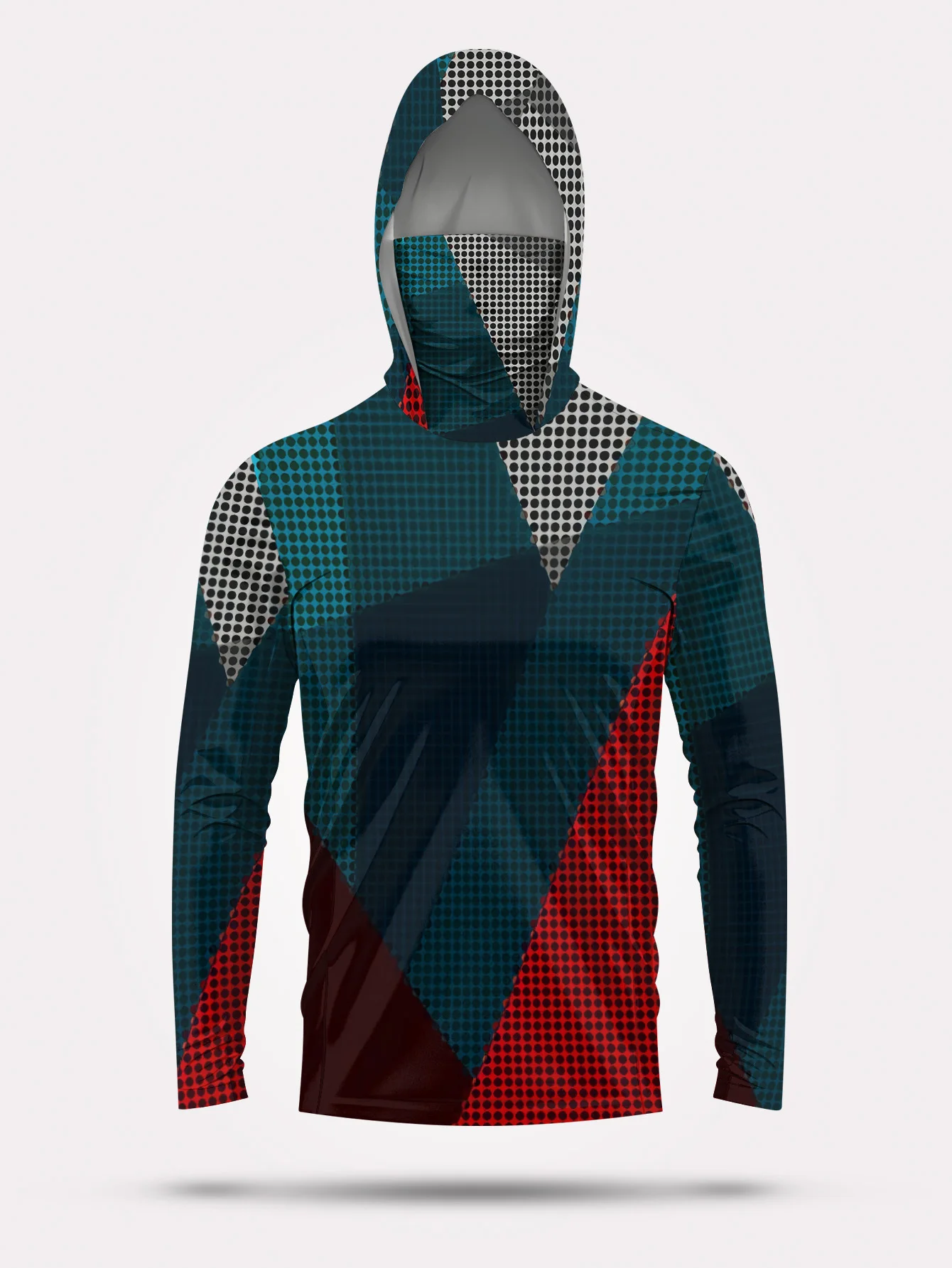 هودي صيد للرجال بأكمام طويلة،  - مراجعة Fishing Shirt Uv Protection وسعره